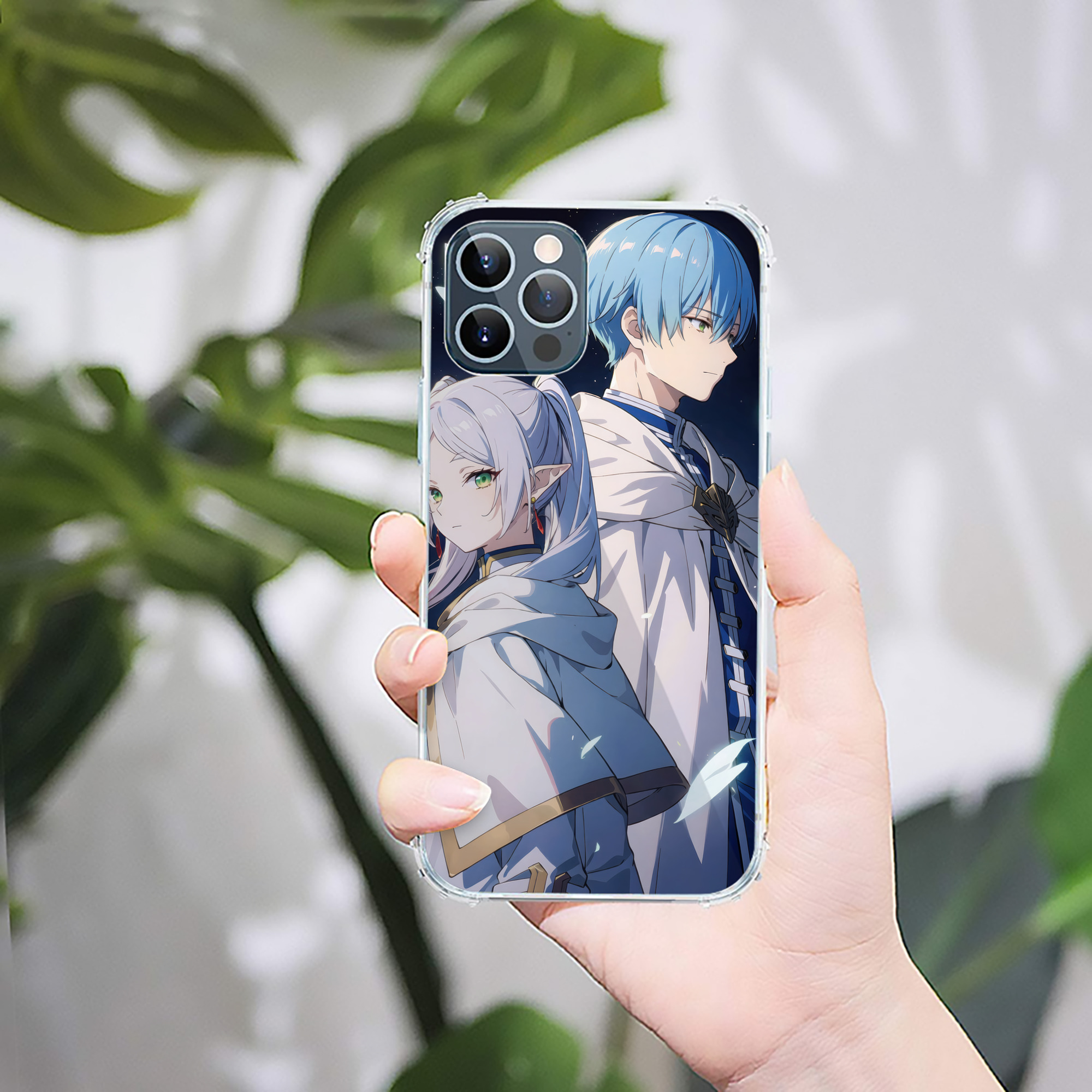 （画像用） 葬送のフリーレン Frieren 【iPhone 12シリーズ対応】透明スマホケース（クリアソフトケース）